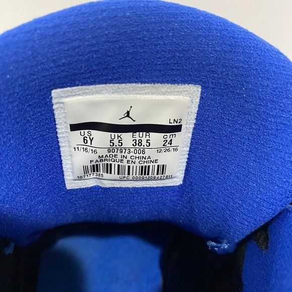 Nike Jordan Jumpman Pro | 6 US | 2016 Mens Blue Black Hi Top Basketball main image 4